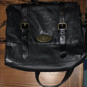 Loungefly shoulder/briefcase black bag